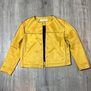 ZARA Faux Suede Jacket
